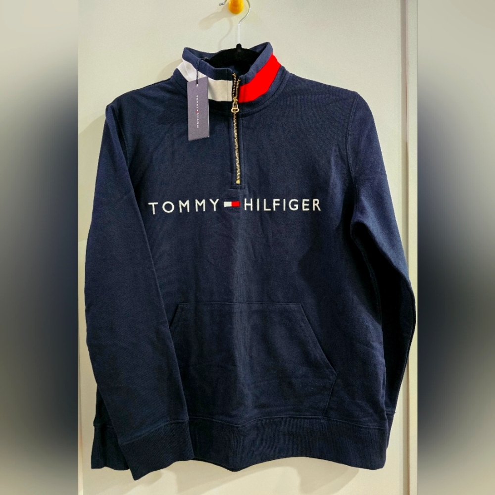 Tommy Hilfiger Navy Blue Men's Sweater